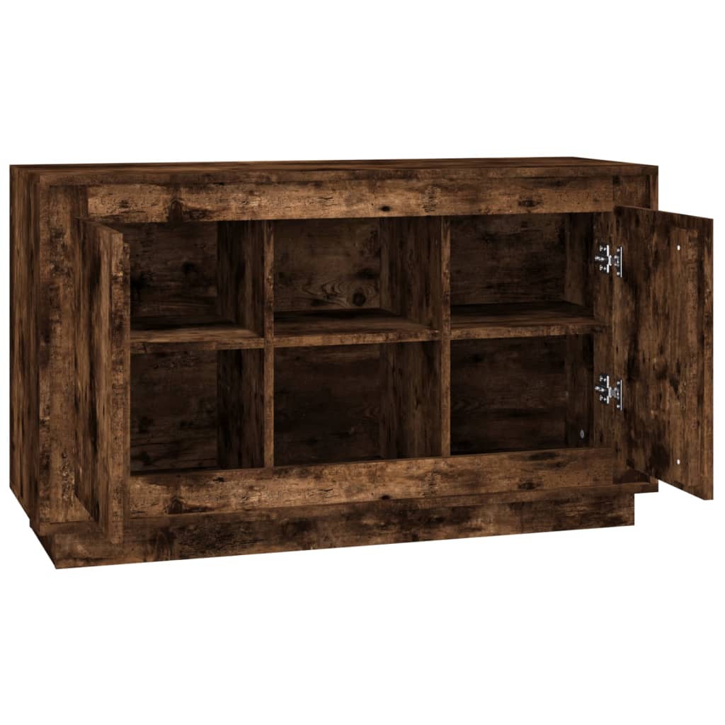 Byrå Rökfärgad Ek 102x35x60 cm