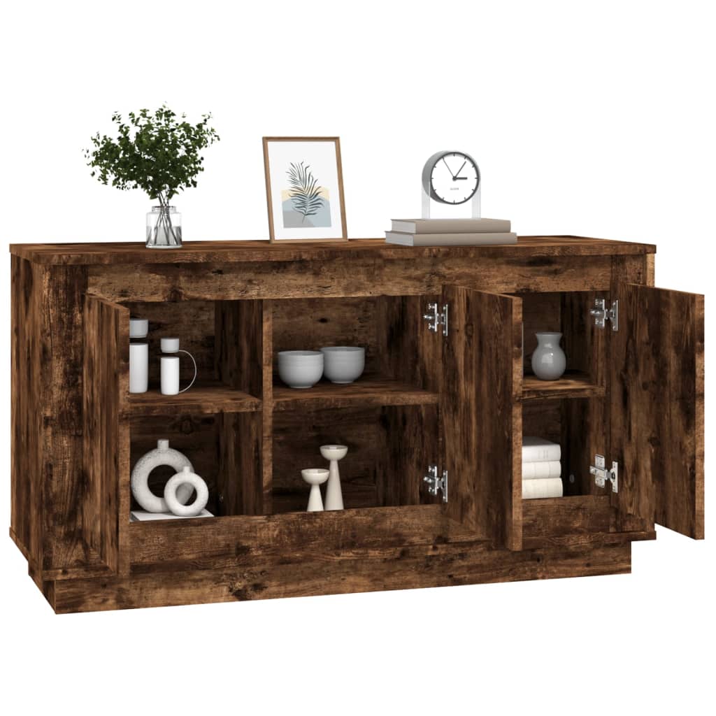 Byrå Rökfärgad Ek 102x35x55 cm