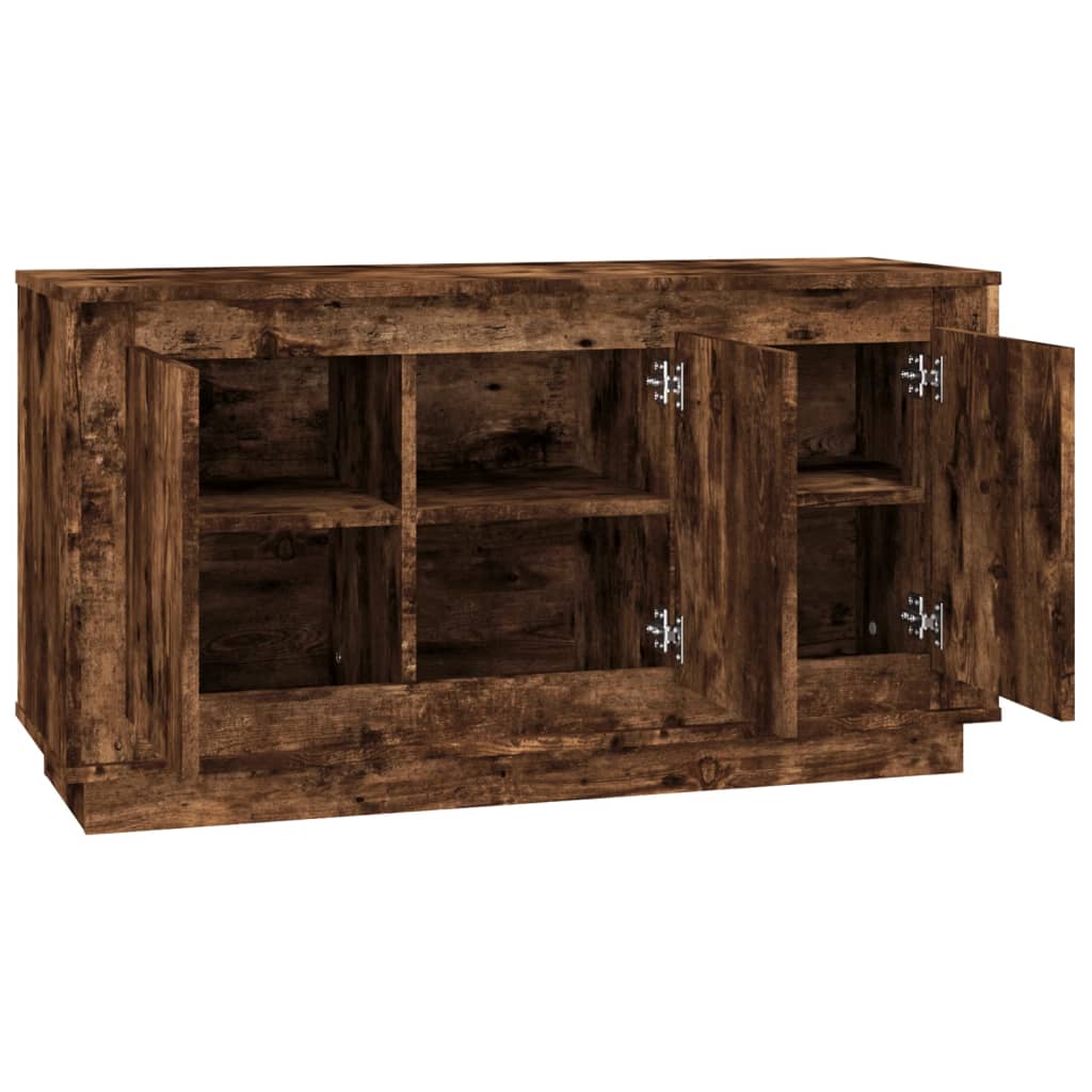 Byrå Rökfärgad Ek 102x35x55 cm