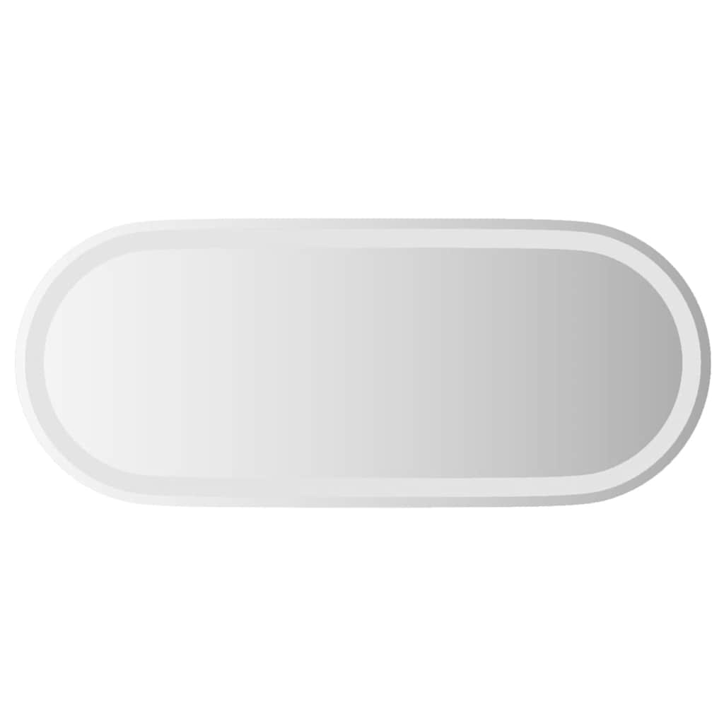 Badrumsspegel LED 90x40 cm oval