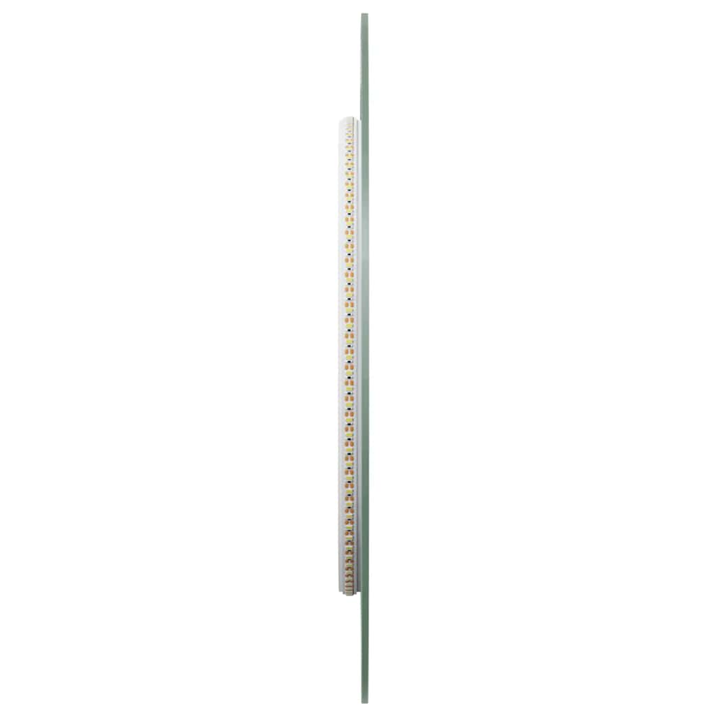 Badrumsspegel LED 90x40 cm oval