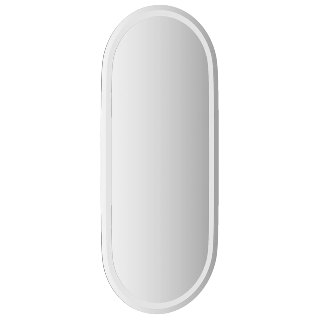 Badrumsspegel LED 100x45 cm oval