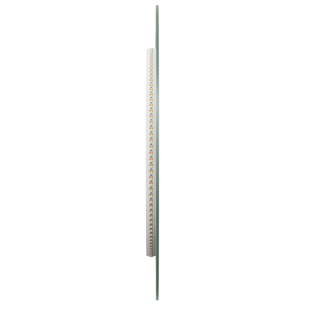 Badrumsspegel LED 100x45 cm oval