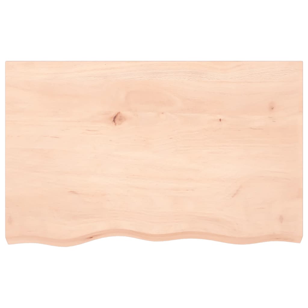Hyllplan 80x50x(2-4) cm obehandlad massiv ek