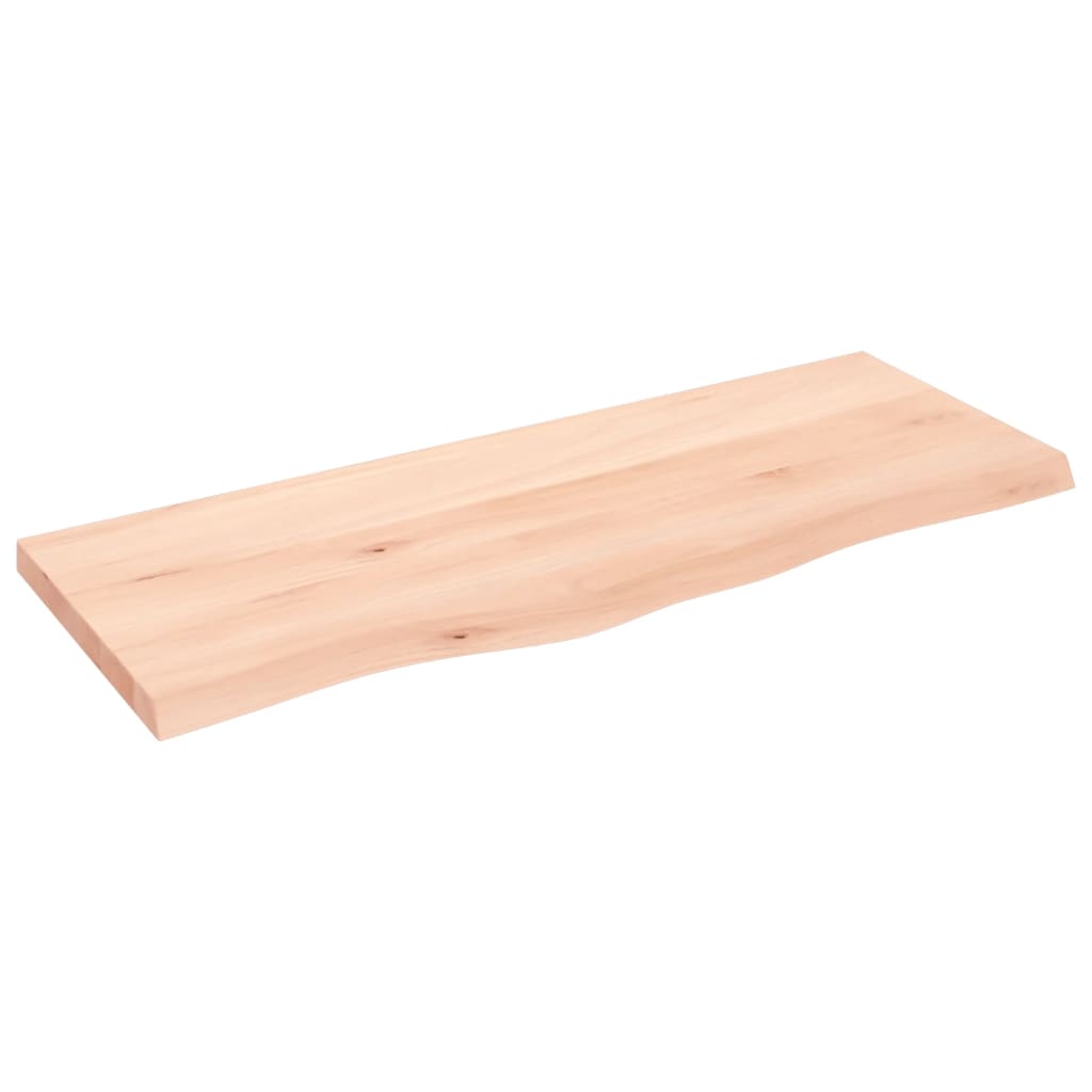 Hyllplan 100x40x(2-4) cm obehandlad massiv ek