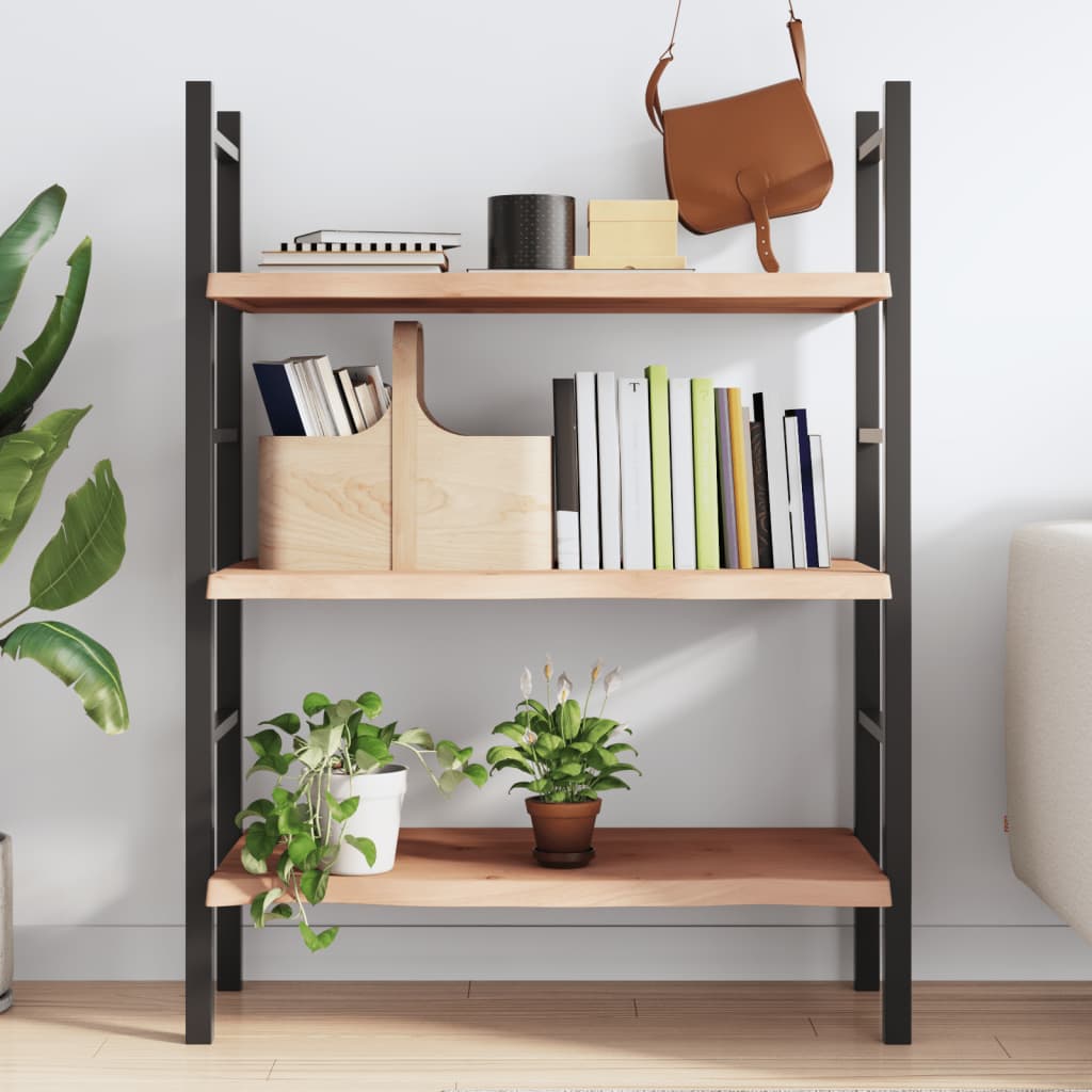 Hyllplan 100x40x(2-4) cm obehandlad massiv ek