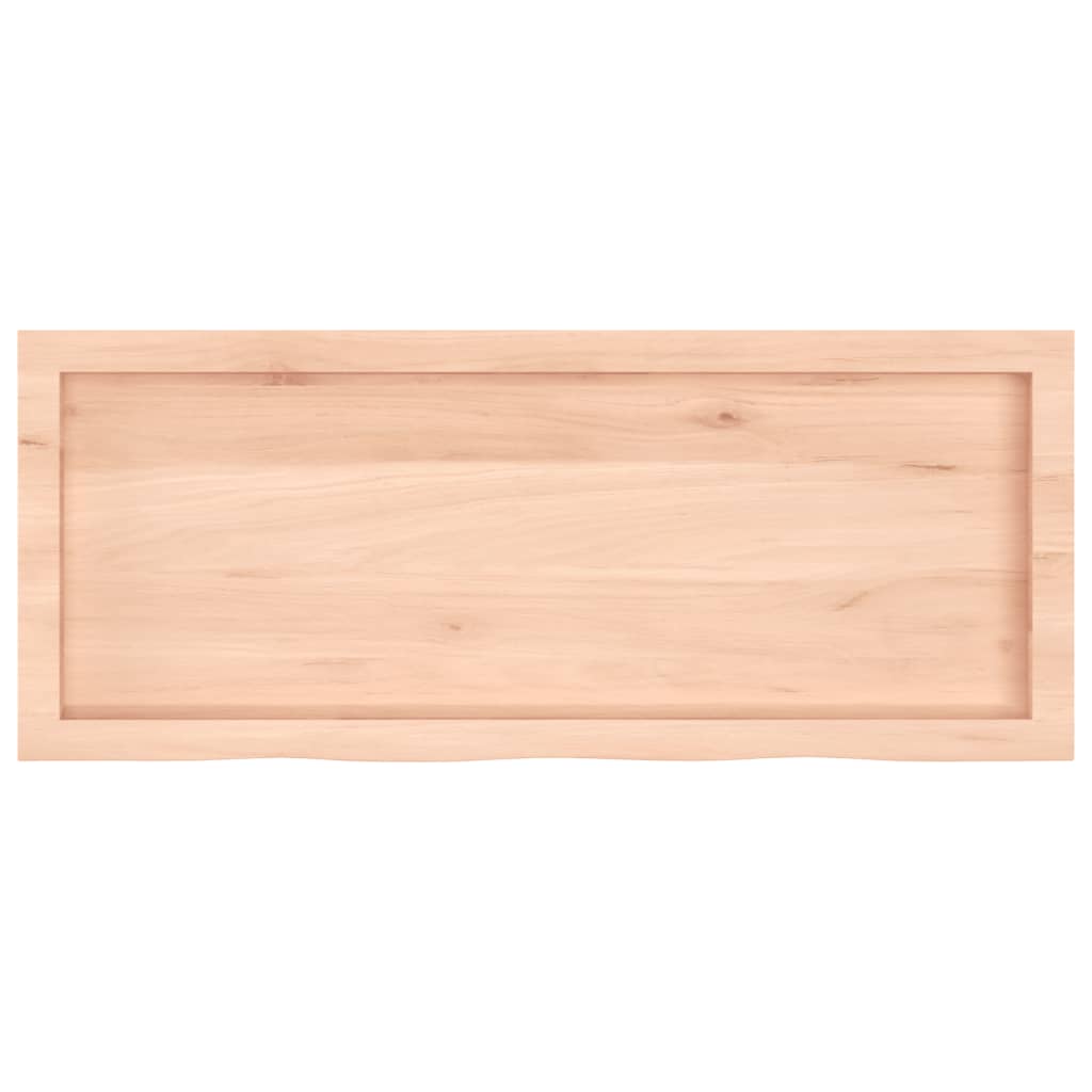 Hyllplan 100x40x(2-4) cm obehandlad massiv ek