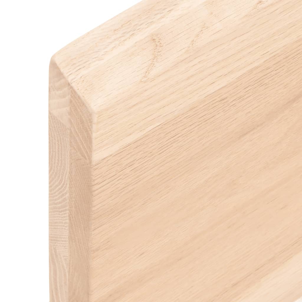 Hyllplan 100x40x(2-4) cm obehandlad massiv ek