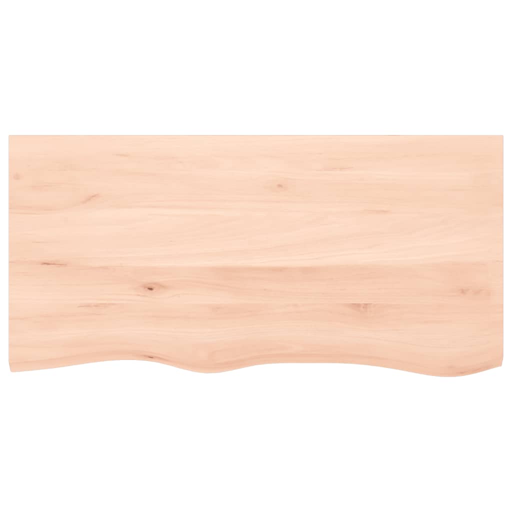 Hyllplan 100x50x(2-6) cm obehandlad massiv ek
