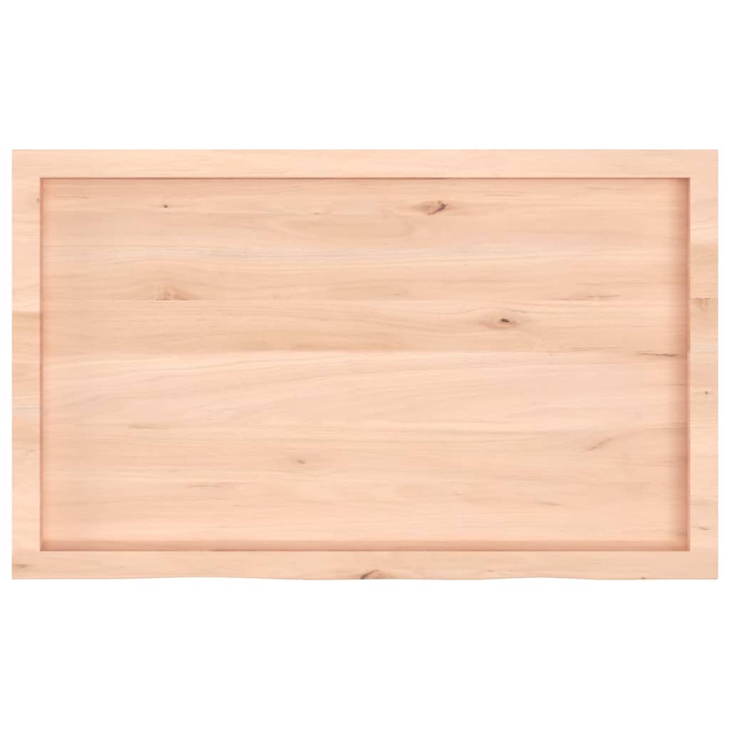 Hyllplan 100x60x(2-6) cm obehandlad massiv ek