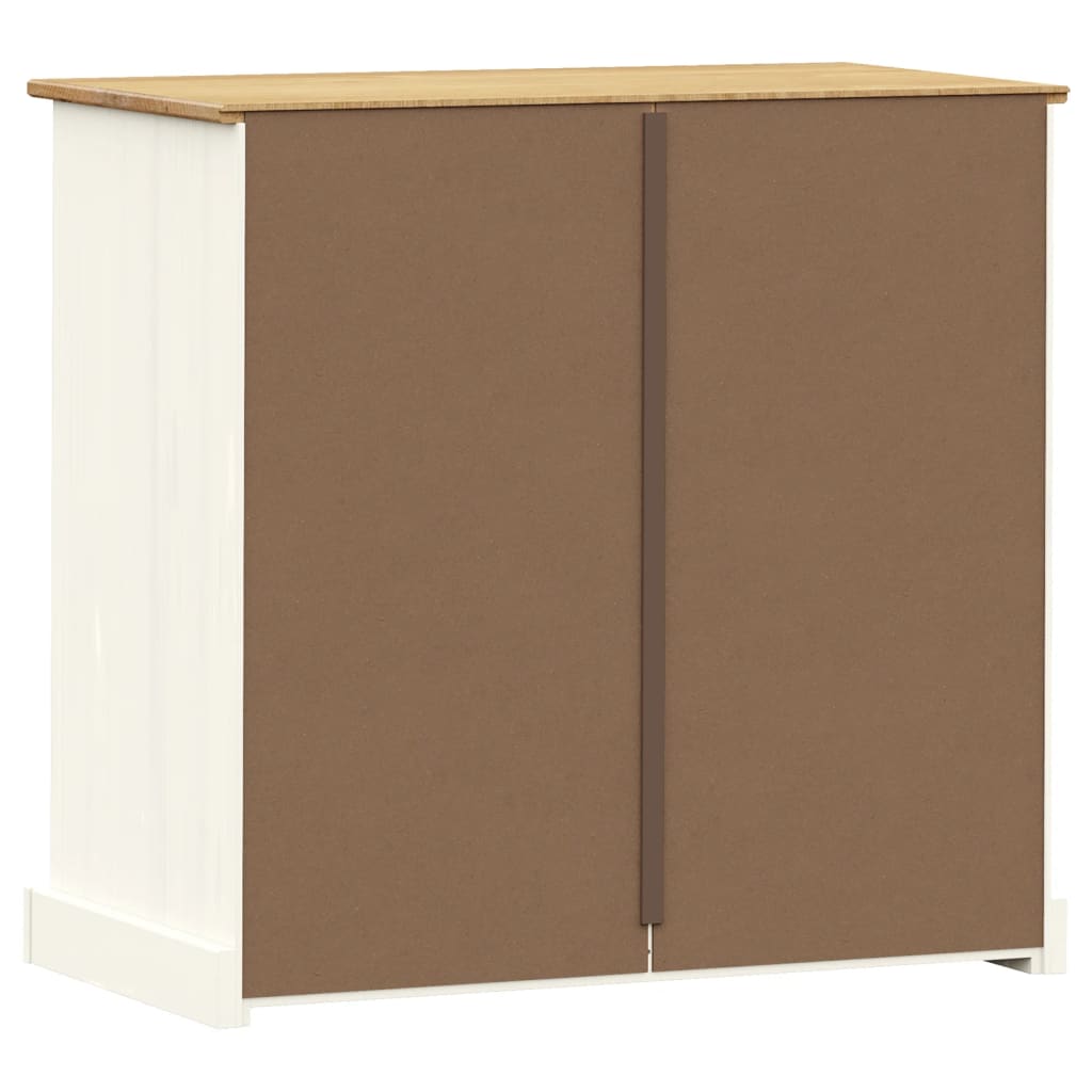 Byrå Vit VIGO 80x40x76 cm massiv furu