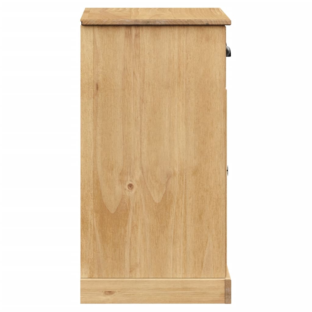 Skänk Trä med lådor VIGO 78x40x75 cm massiv furu