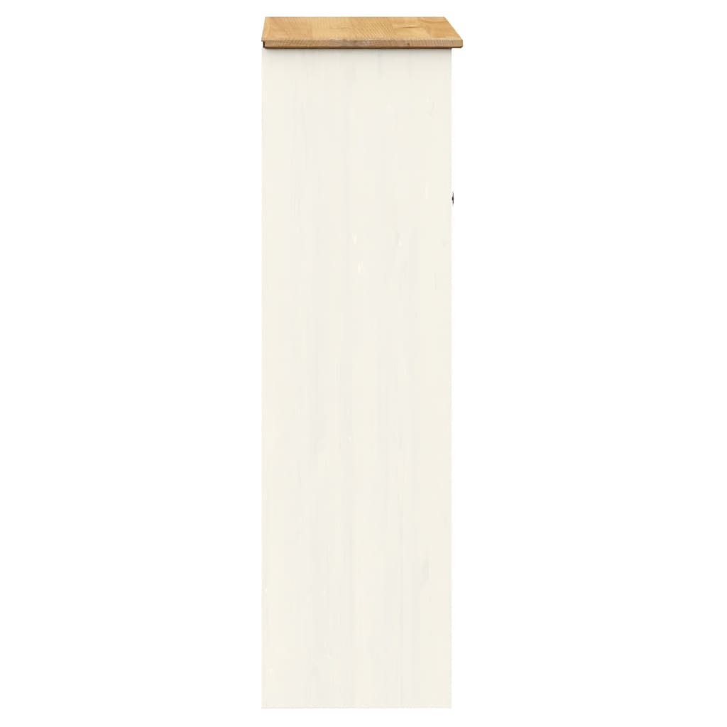 Byrå Vit Överdel VIGO 78x30x100 cm massiv furu