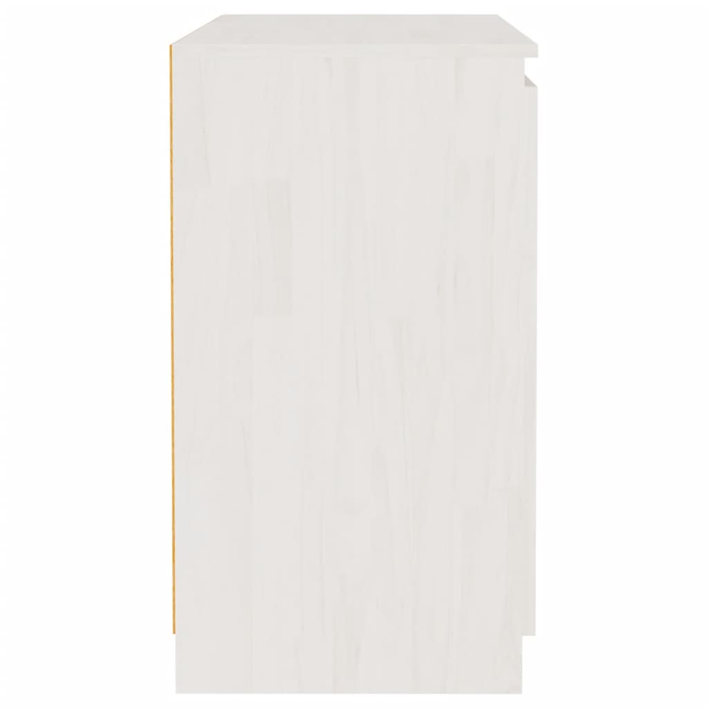 Skåp Vit 60x36x65 cm massiv furu