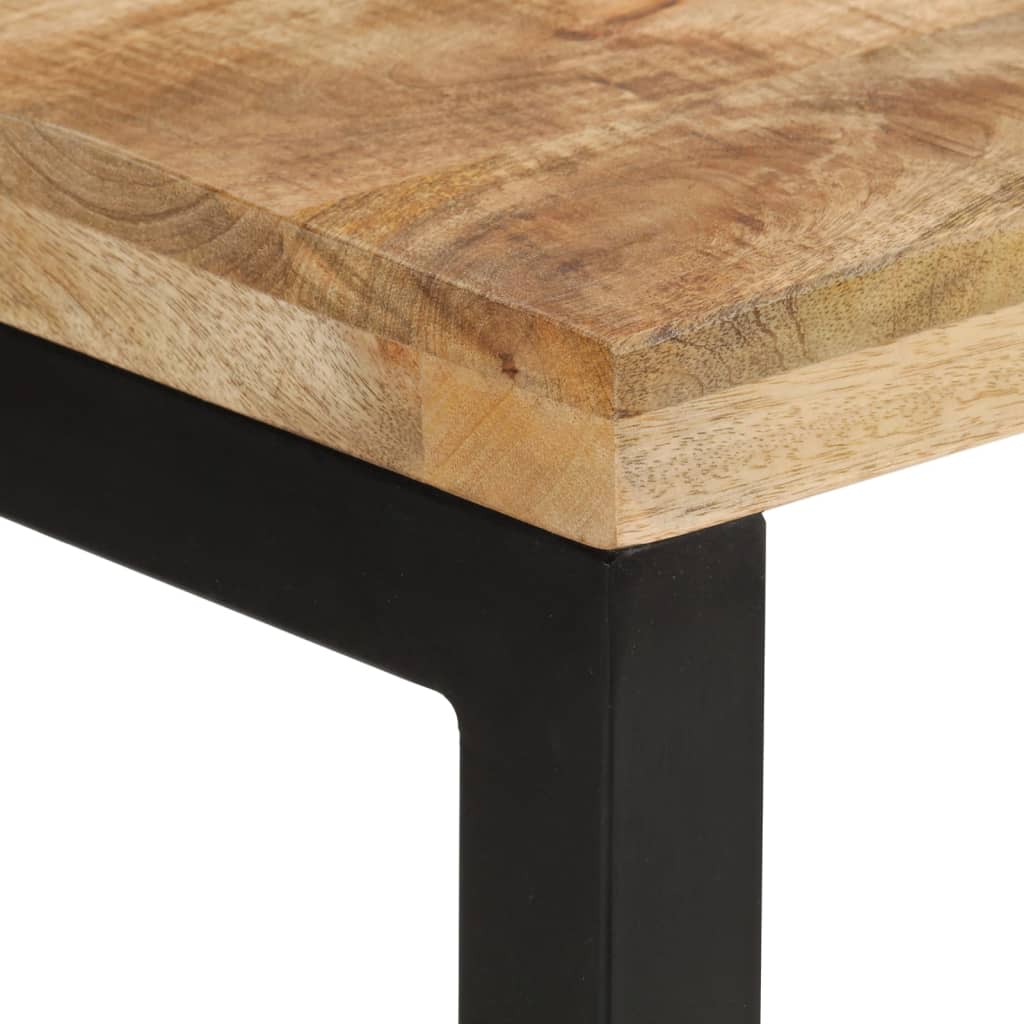 Avlastningsbord Konsolbord Trä 110x35x76 cm massivt grovt mangoträ