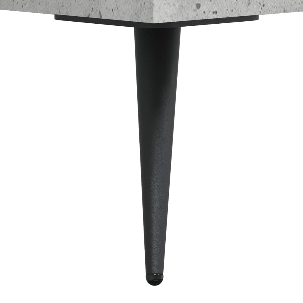 Skåp betonggrå 34,5x34x90 cm konstruerat trä