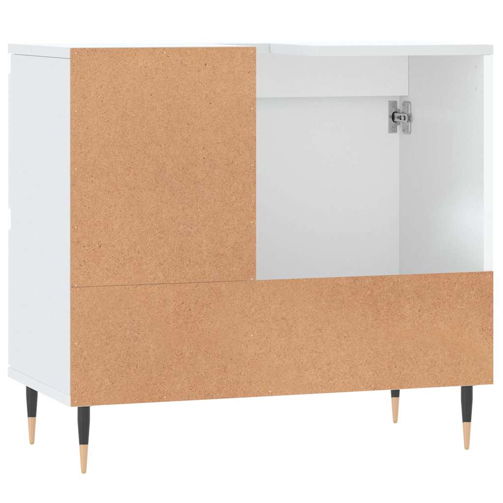 Badrumsskåp Vit 65x33x60 cm