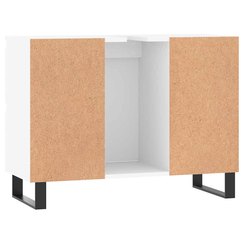 Badrumsskåp Vit 80x33x60 cm