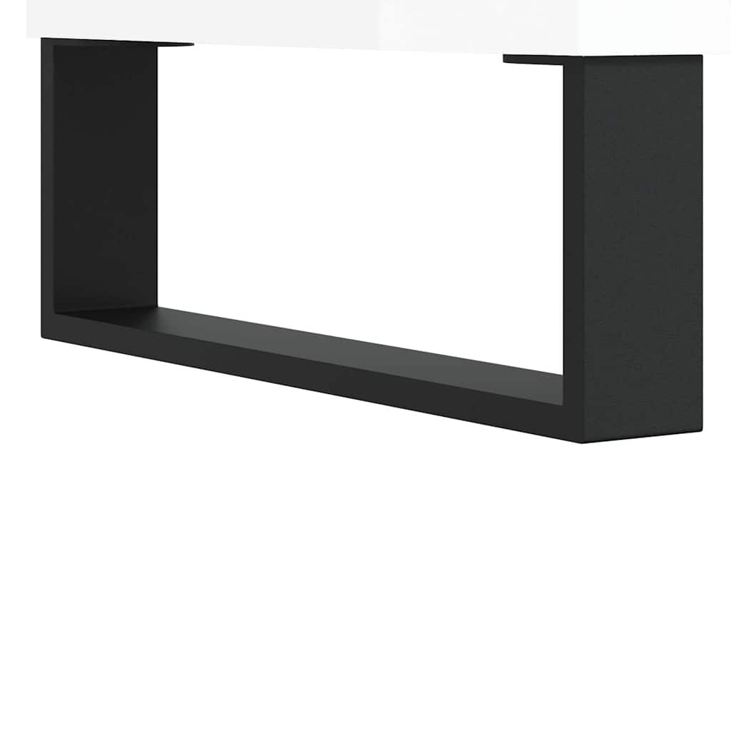 Badrumsskåp Högglans Vit 80x33x60 cm