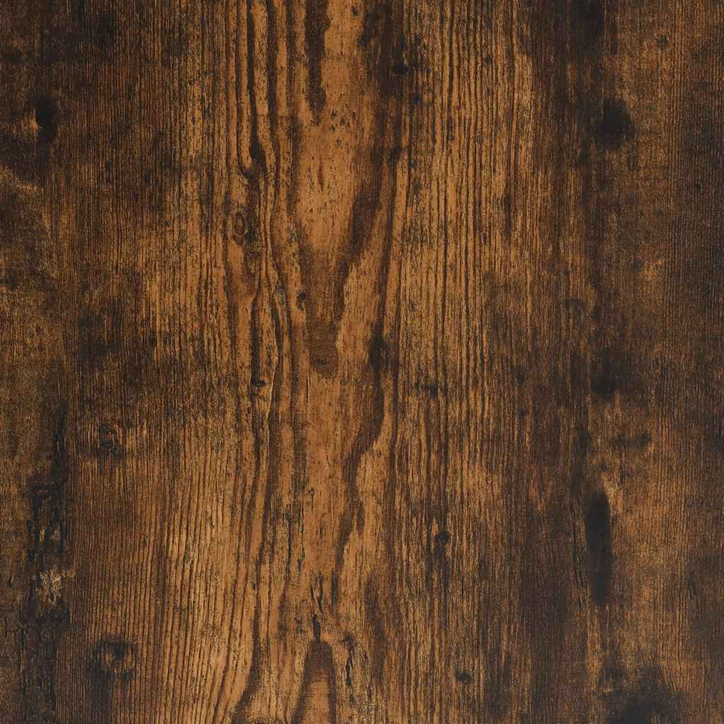 Badrumsskåp Rökfärgad Ek 80x33x60 cm