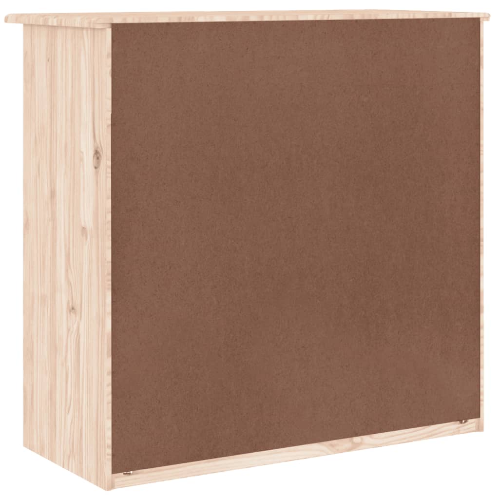 Byrå Trä ALTA 77x35x73 cm massiv furu