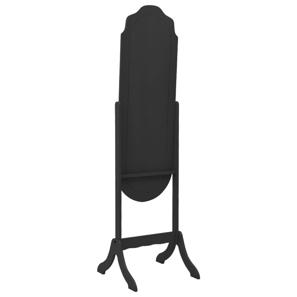 Väggspegel svar 45,5x47,5x160 cm konstruerad trä