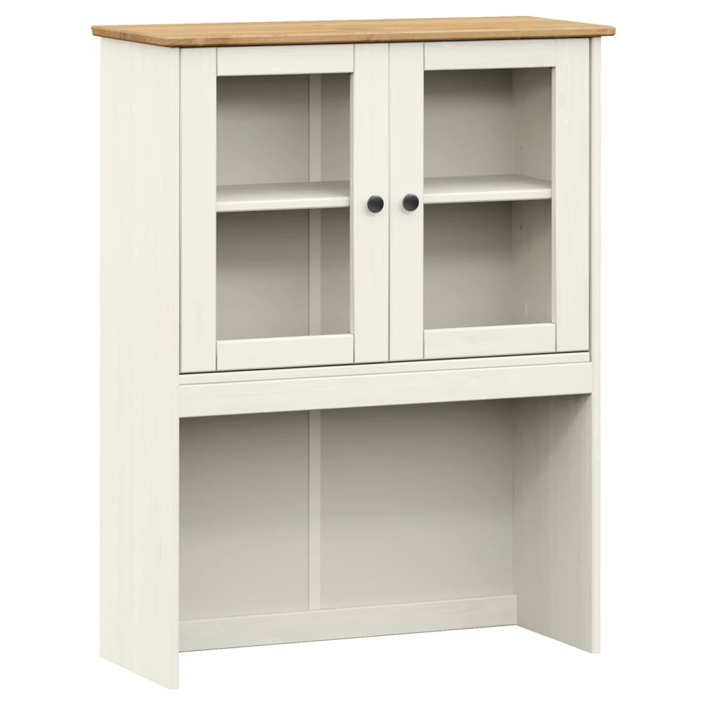 Skåp Vit VIGO 78x40x175 cm massiv furu