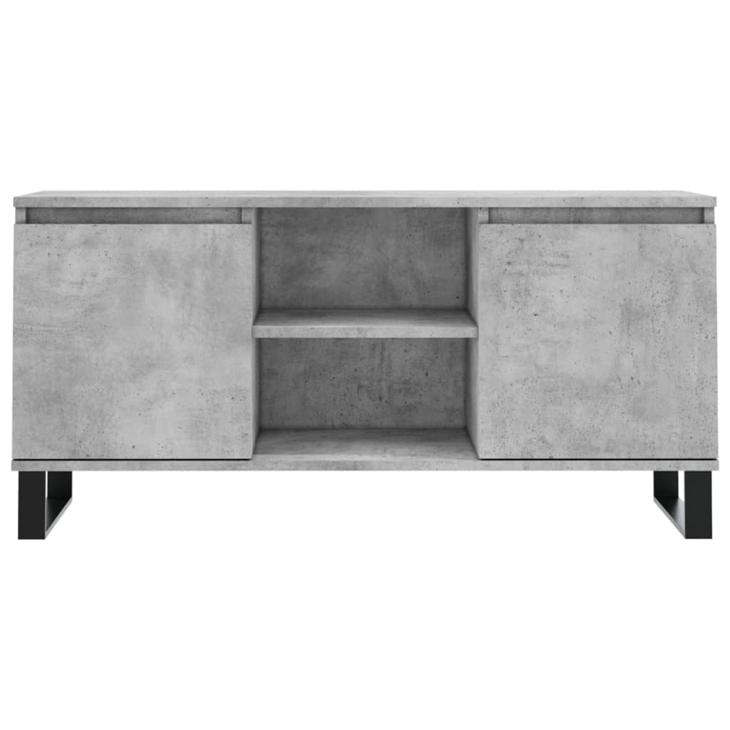 Tv-bänk Betonggrå 104x35x50 cm