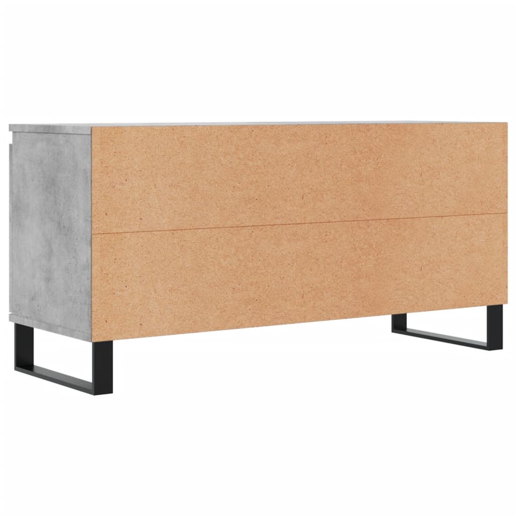 Tv-bänk Betonggrå 104x35x50 cm