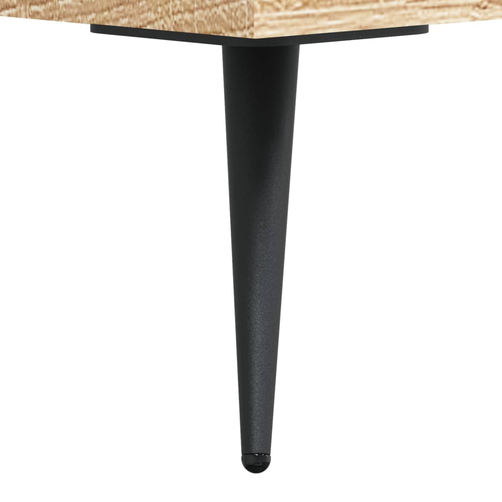 Sängbord 2 st sonoma-ek 40x35x47,5 cm konstruerat trä
