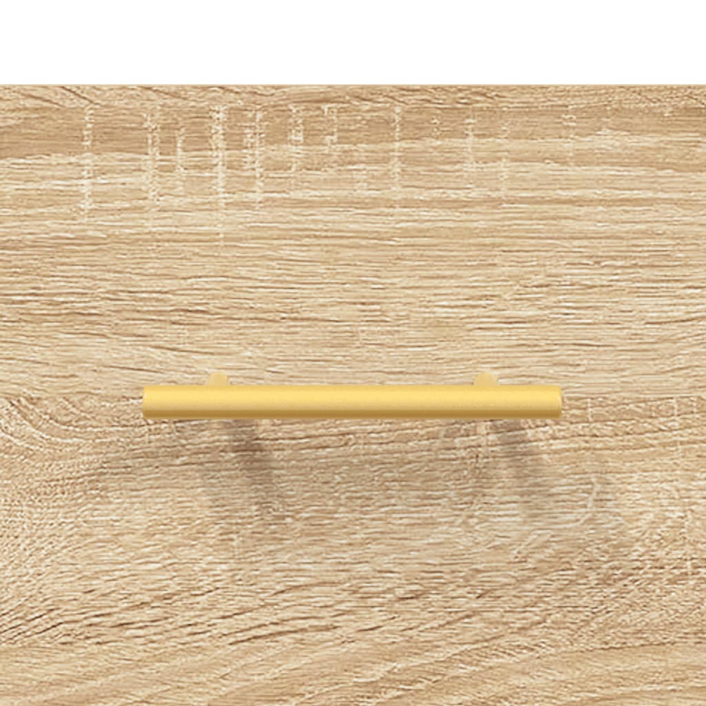 Sängbord 2 st sonoma-ek 40x35x47,5 cm konstruerat trä