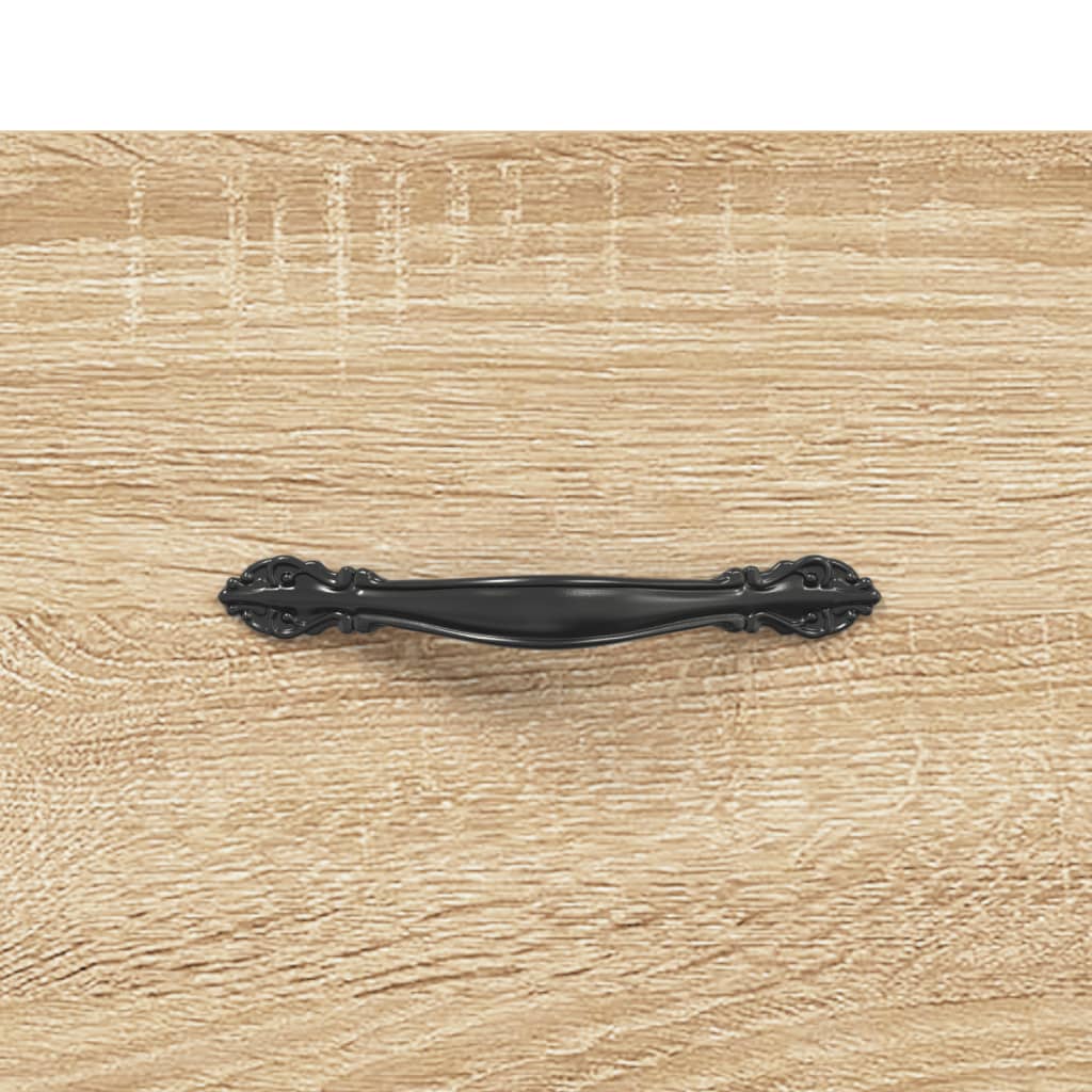 Sängbord 2 st sonoma-ek 40x35x47,5 cm konstruerat trä