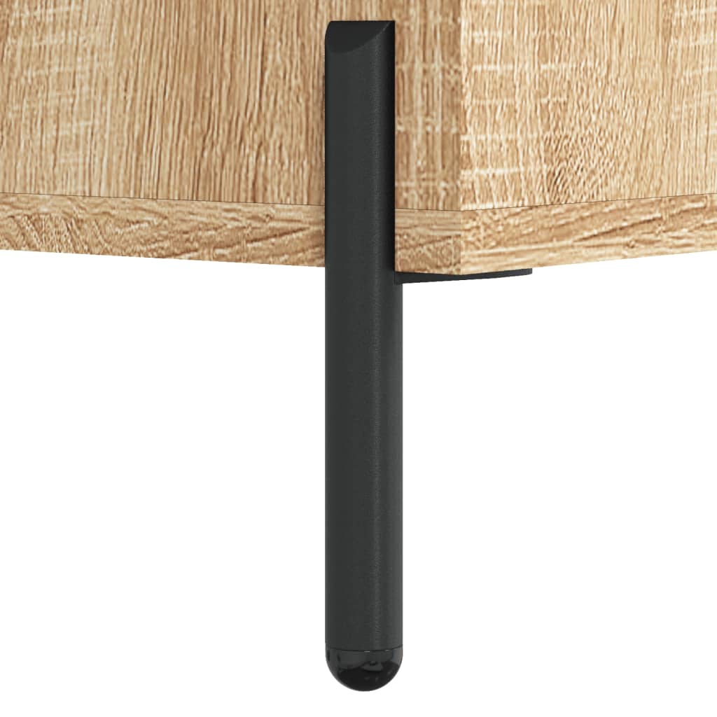 Sängbord 2 st sonoma-ek 40x35x47,5 cm konstruerat trä