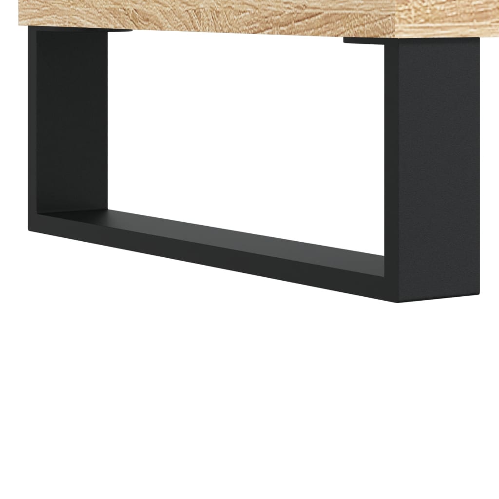 Sängbord 2 st sonoma-ek 40x35x47,5 cm konstruerat trä