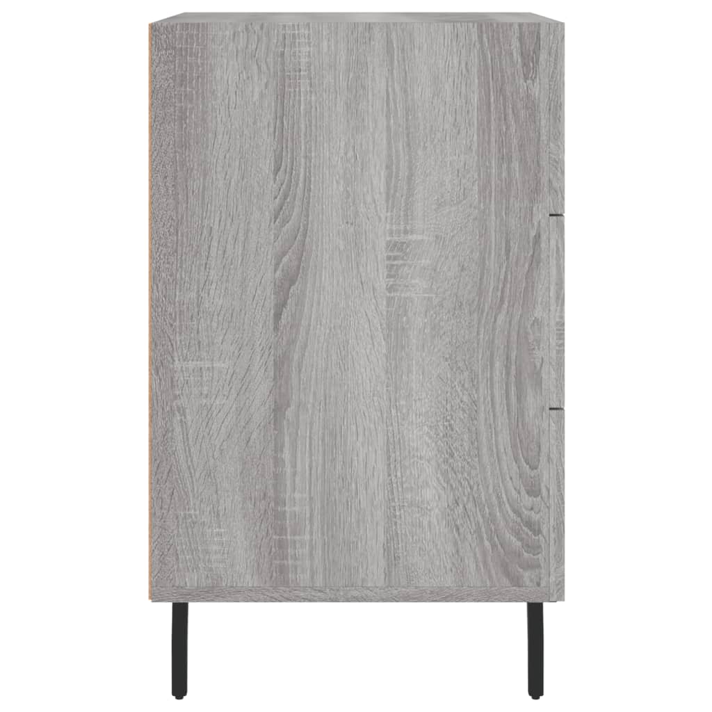 Sängbord Nattduksbord Sonoma Grå Ek 40x40x66 cm