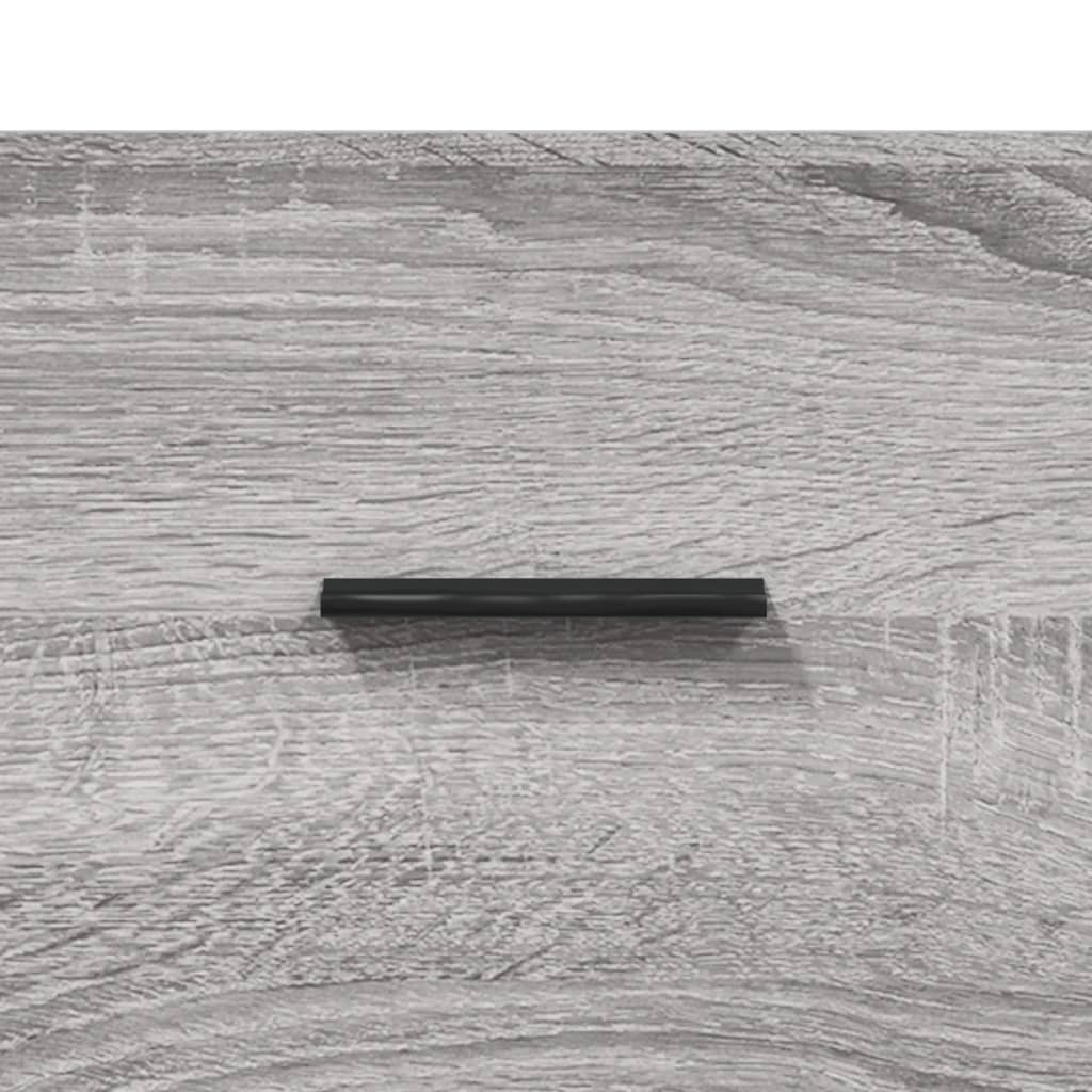 Sängbord Nattduksbord Sonoma Grå Ek 40x40x66 cm
