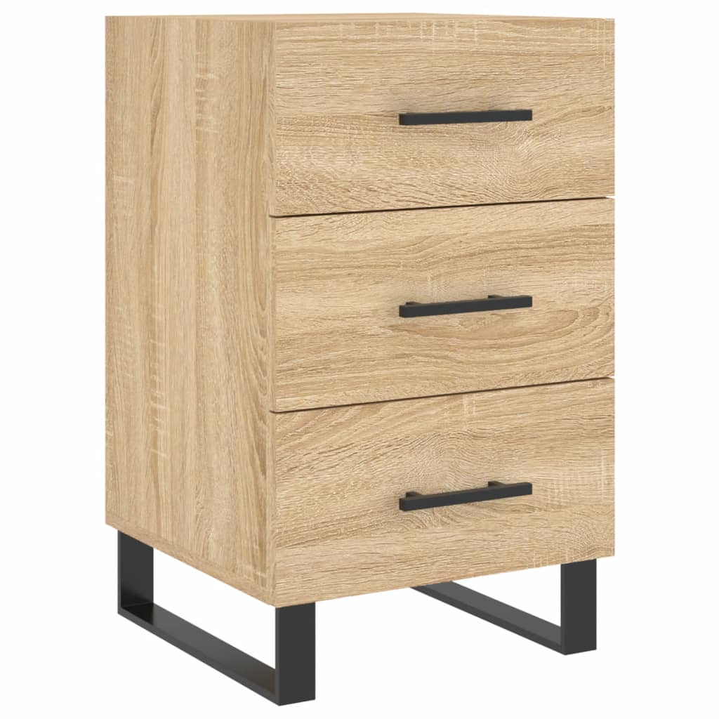 Sängbord Nattduksbord Sonoma Ek 40x40x66 cm