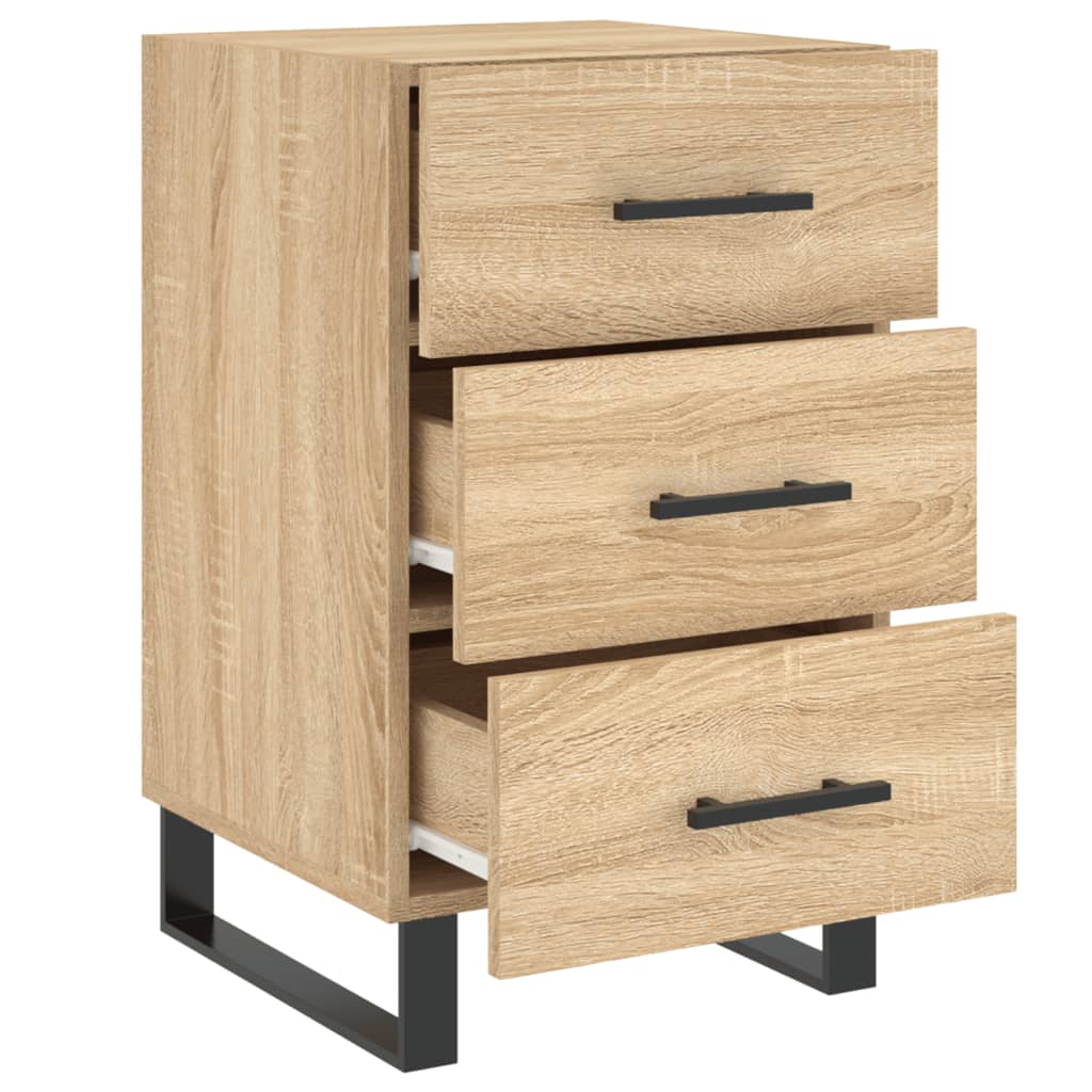 Sängbord Nattduksbord Sonoma Ek 40x40x66 cm