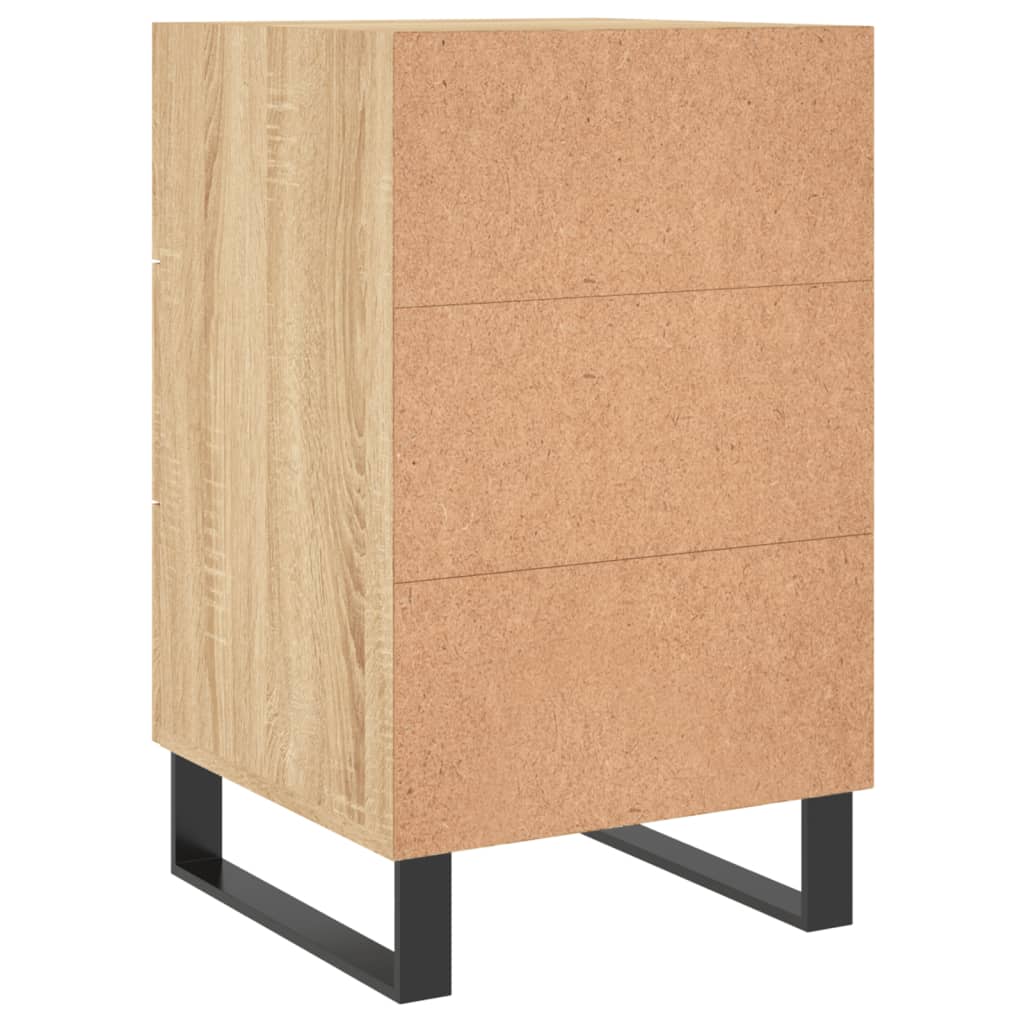 Sängbord Nattduksbord Sonoma Ek 40x40x66 cm