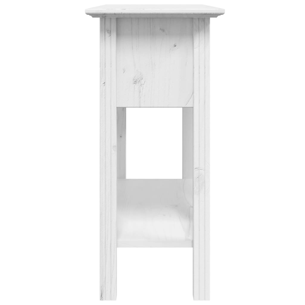Avlastningsbord Konsollbord Vit BODO 91x35x74 cm massiv furu