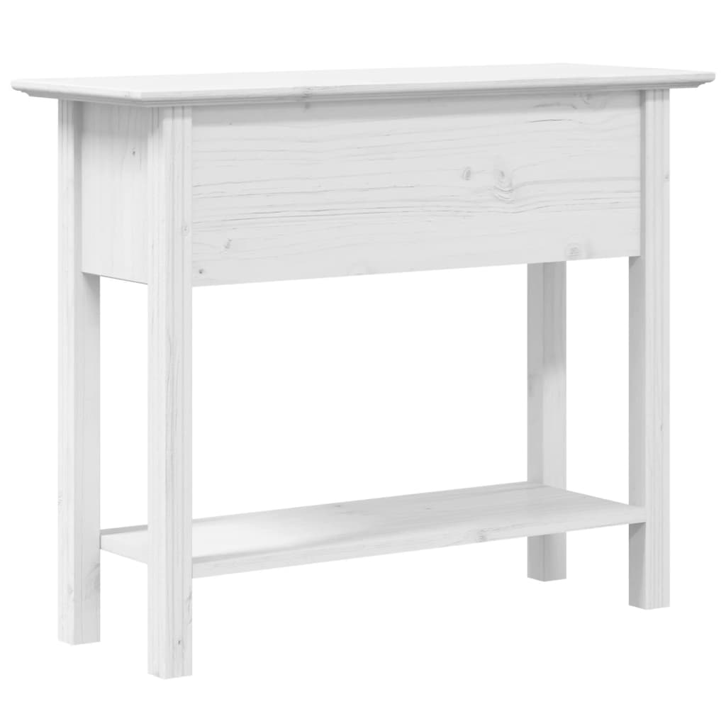 Avlastningsbord Konsollbord Vit BODO 91x35x74 cm massiv furu