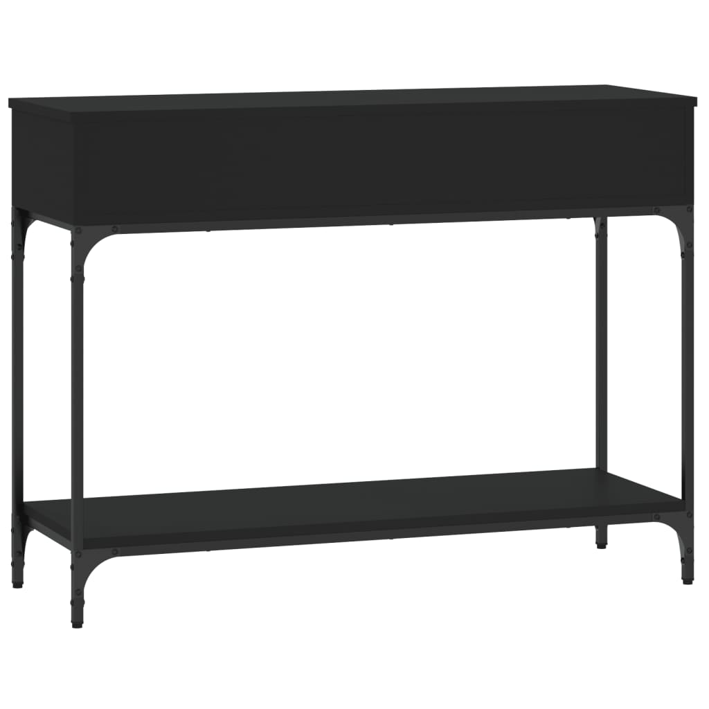 Avlastningsbord Konsollbord Svart 100x34,5x75 cm