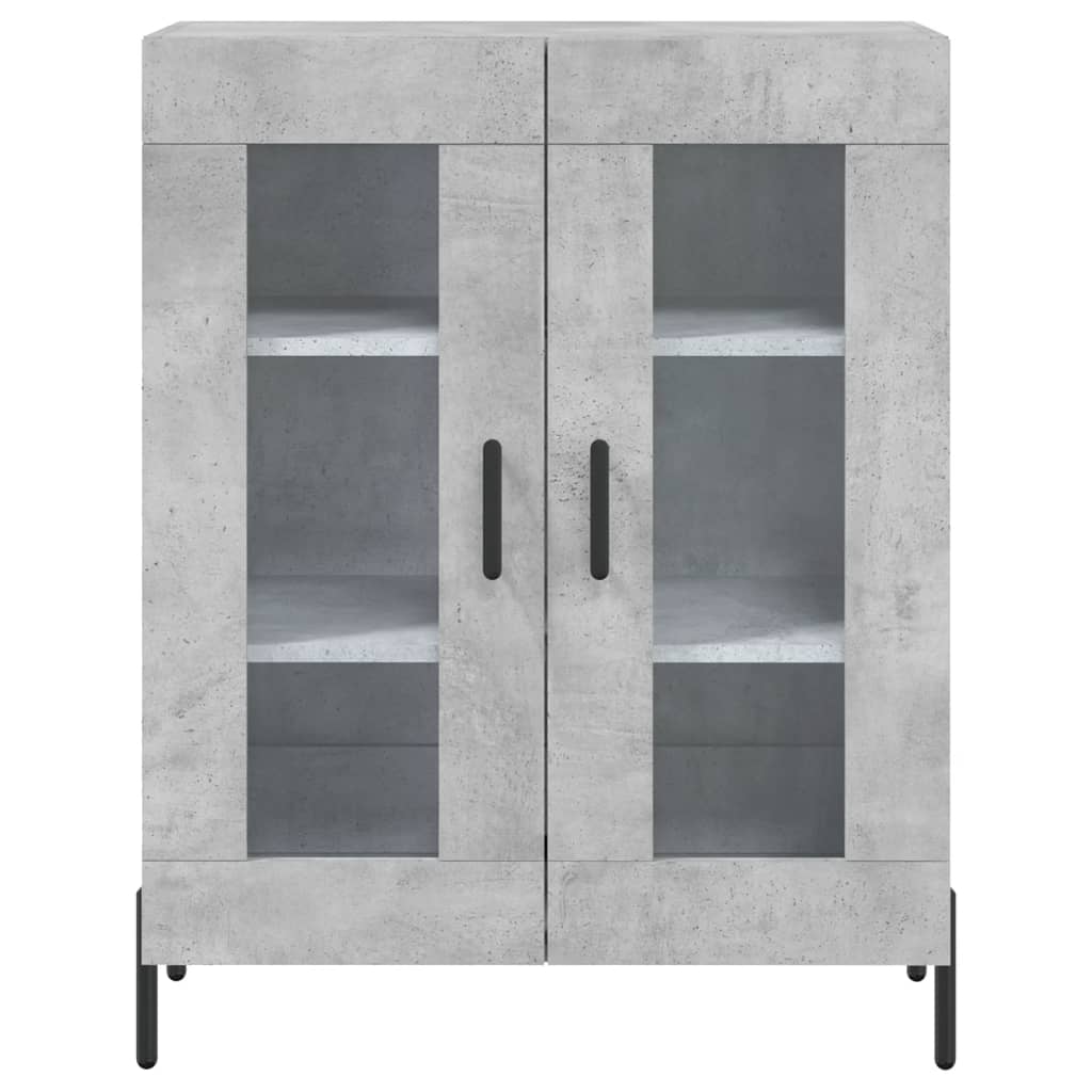 Skåp Betonggrå 69,5x34x180 cm