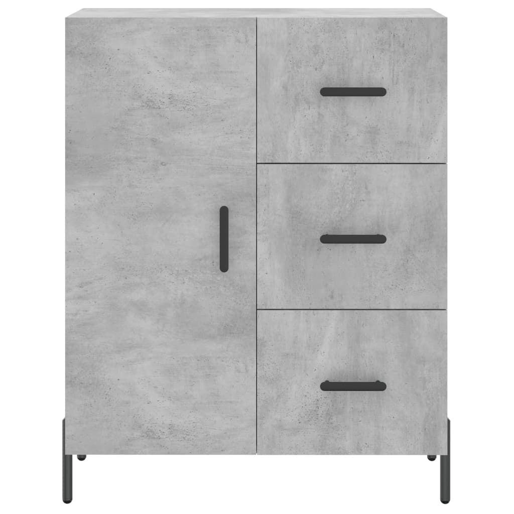 Skåp Betonggrå 69,5x34x180 cm
