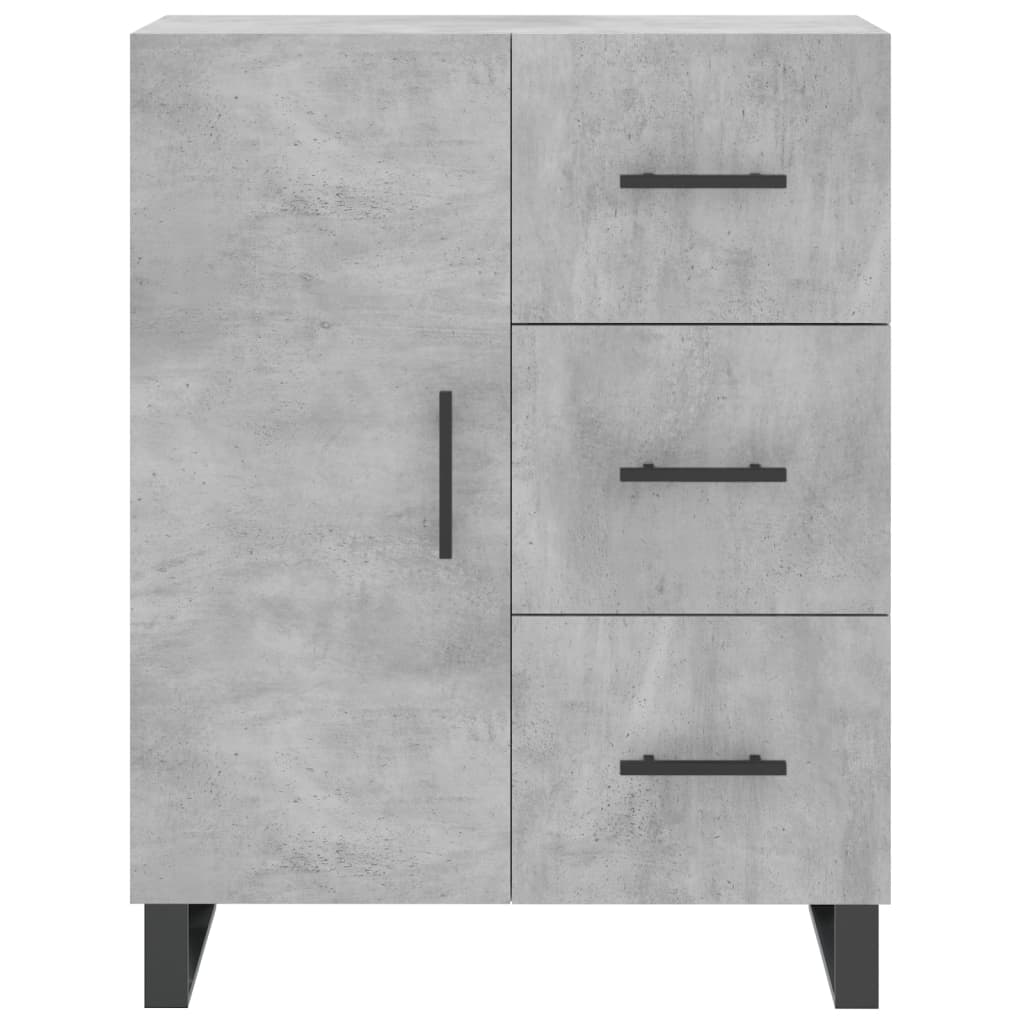 Skåp Betonggrå 69,5x34x180 cm