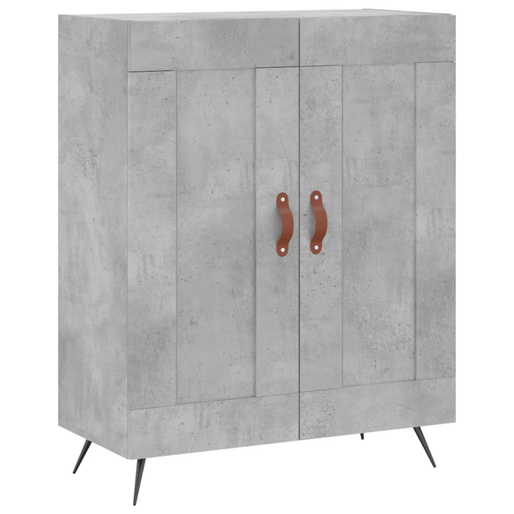 Skåp Betonggrå 69,5x34x180 cm