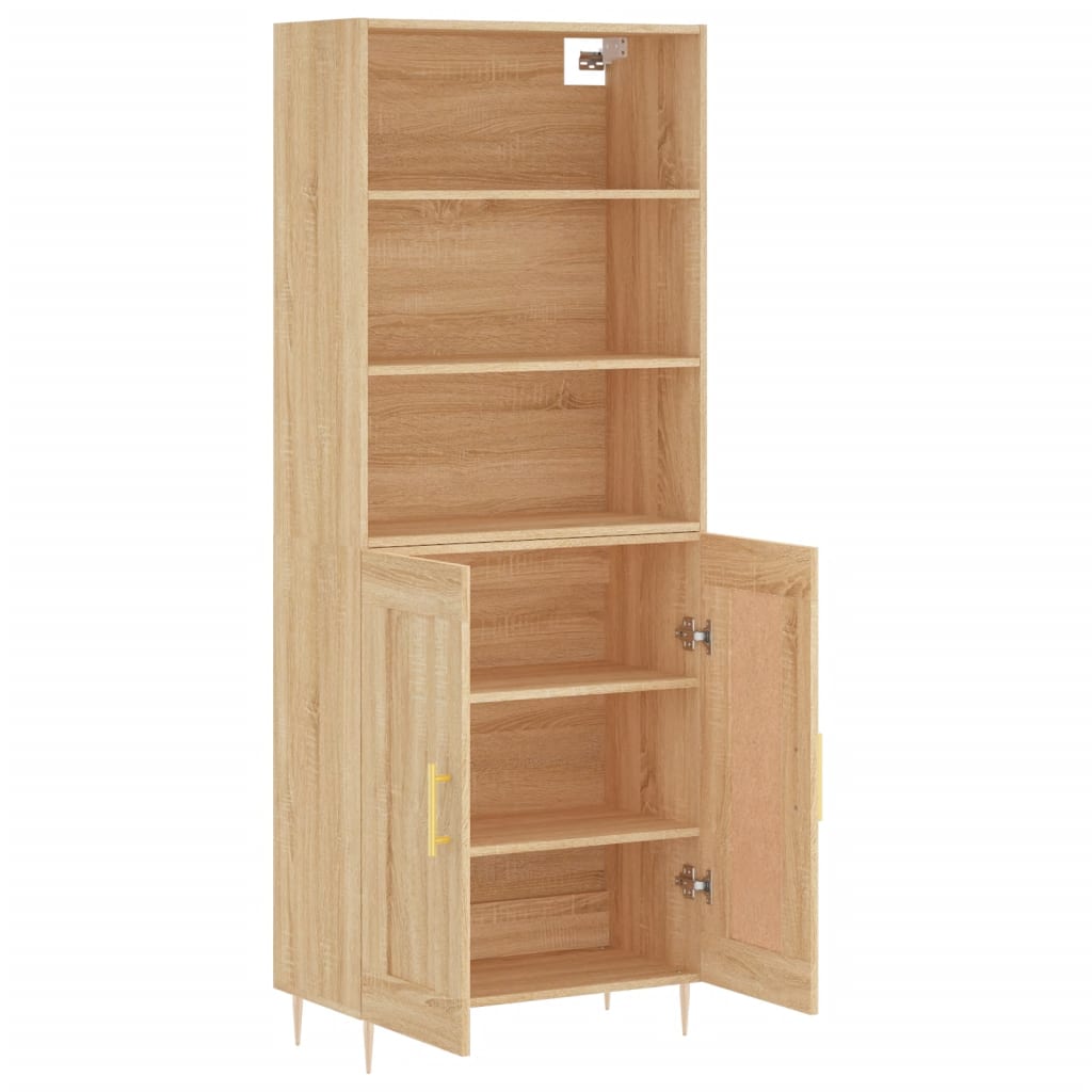 Skåp Sonoma Ek 69,5x34x180 cm