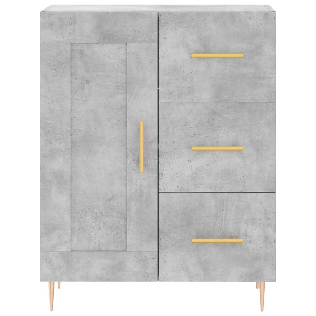 Skåp Betonggrå 69,5x34x180 cm