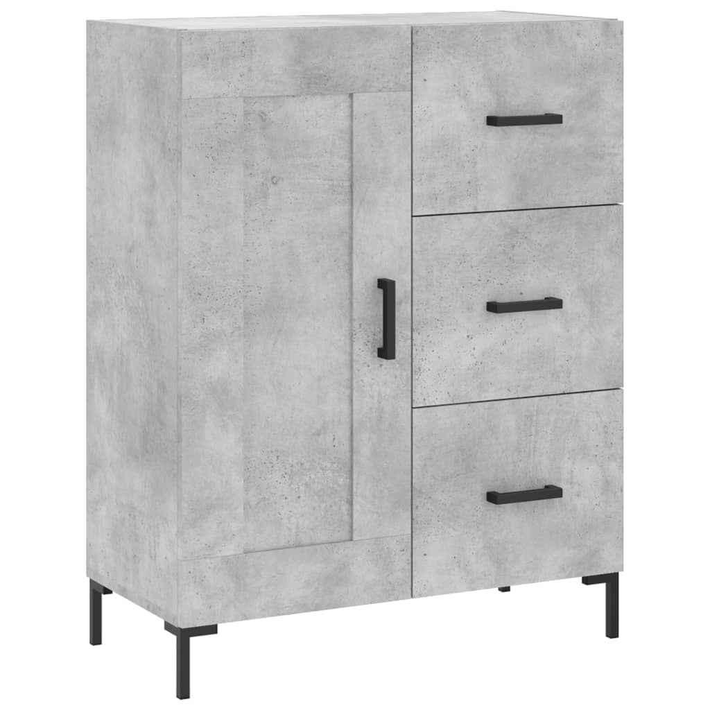 Skåp Betonggrå 69,5x34x180 cm