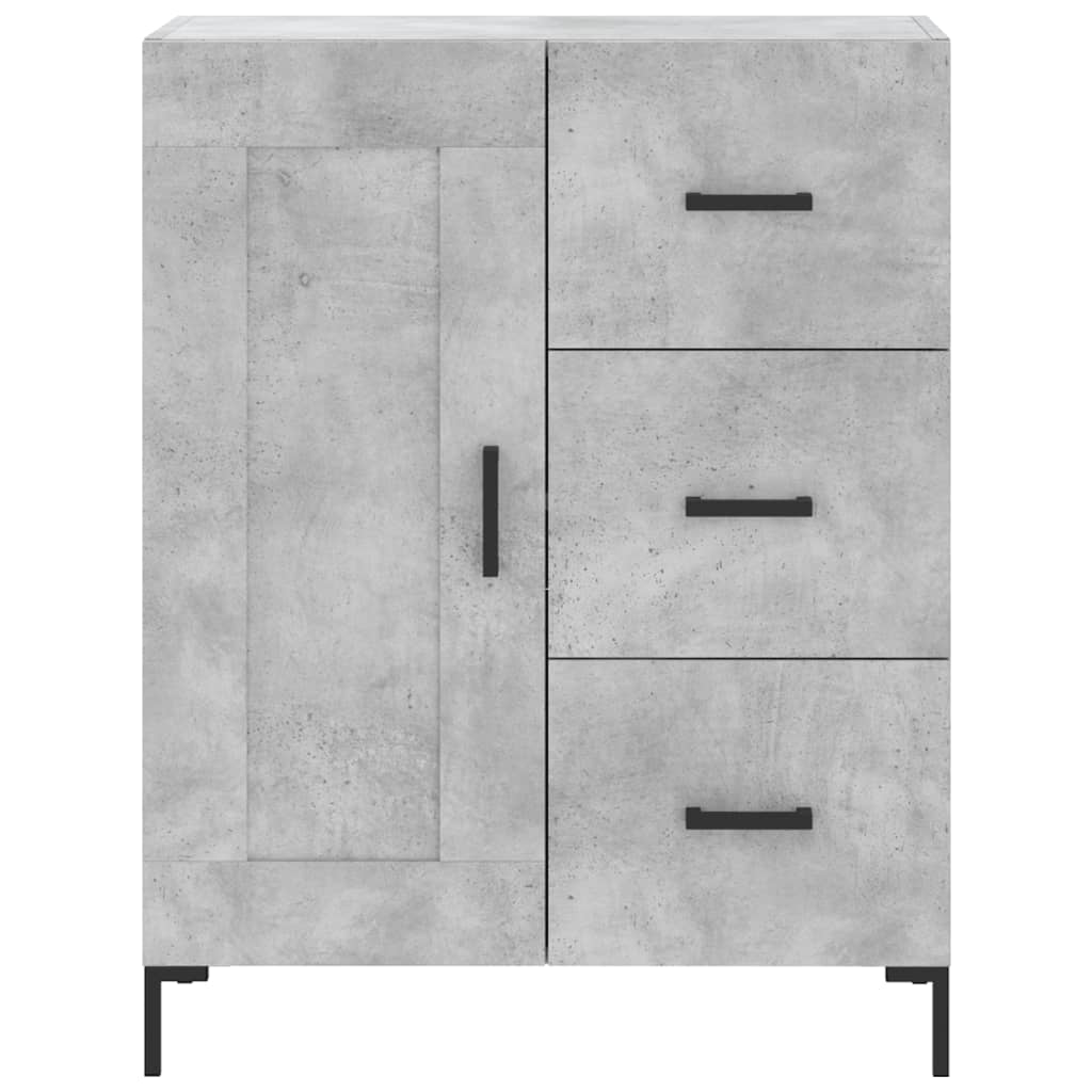 Skåp Betonggrå 69,5x34x180 cm
